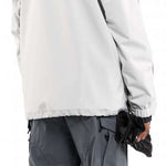 Volcom V.Co Stretch GORE-TEX Jacket 2024 - A black jacket with a white logo on the left chest and gray accents on the right shoulder.