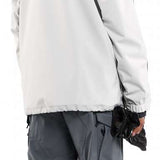 Volcom V.Co Stretch GORE-TEX Jacket 2024 - A black jacket with a white logo on the left chest and gray accents on the right shoulder.
