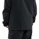 Volcom V.Co Stretch GORE-TEX Jacket 2024 - Black jacket with a hood and gray accents on the shoulders.