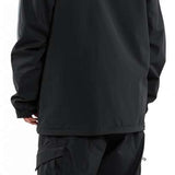 Volcom V.Co Stretch GORE-TEX Jacket 2024 - Black jacket with a hood and gray accents on the shoulders.