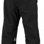 Volcom X Dustbox Pant 2024 - Black snowboard pants with a white logo on the left leg.