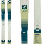 Volkl Women's Blaze 94 Skis 2024 - White skis with dark green logo and lettering, featuring a subtle wood grain pattern on the top sheet.