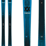 Volkl Kendo 88 Ski 2024 - A blue ski with a black logo and white lettering on top.
