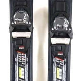Volkl Women's Flair 8.0 System Ski With FDT TP 10 Ski Binding 2022-2023 - Black ski with white logo and text, silver bindings.