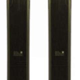 Volkl Mantra 102 Skis 2024 - Dark-colored skis with a subtle pattern on top and a black base.