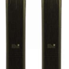 Volkl Mantra 102 Skis 2024 - Dark-colored skis with a subtle pattern on top and a black base.
