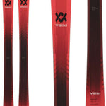 Volkl - Jr.'s Mantra Ski 2024 is a red ski with black lettering and a distinctive "V" logo on top.