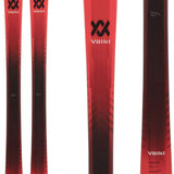 Volkl - Jr.'s Mantra Ski 2024 is a red ski with black lettering and a distinctive "V" logo on top.