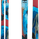 Volkl Revolt 90 Flat Ski 2022-2023 - A blue ski with a white stripe down the middle and black lettering that says "Revolt".