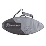 Hyperlite Wakesurf Bag 2023 - Gray bag with black trim, featuring a handle and shoulder strap.