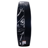 Hyperlite - Cryptic Wakeboard 2023 is a black wakeboard with white marbling and a rectangular logo on top.