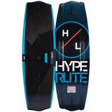 Hyperlite - Junior's 125 State Wakeboard 2023 with black and red graphics on a gray background.
