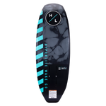 Hyperlite 4.5 Shuttle w/Booster 1300 Kit Wakefoil 2023 - A black and gray foil board with a white logo on top, featuring a marbled pattern in the background.