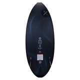 Hyperlite Ranger Wakesurf Board 2023 - A black wakesurf board with blue lines and a white logo that says "RANGER" on it.