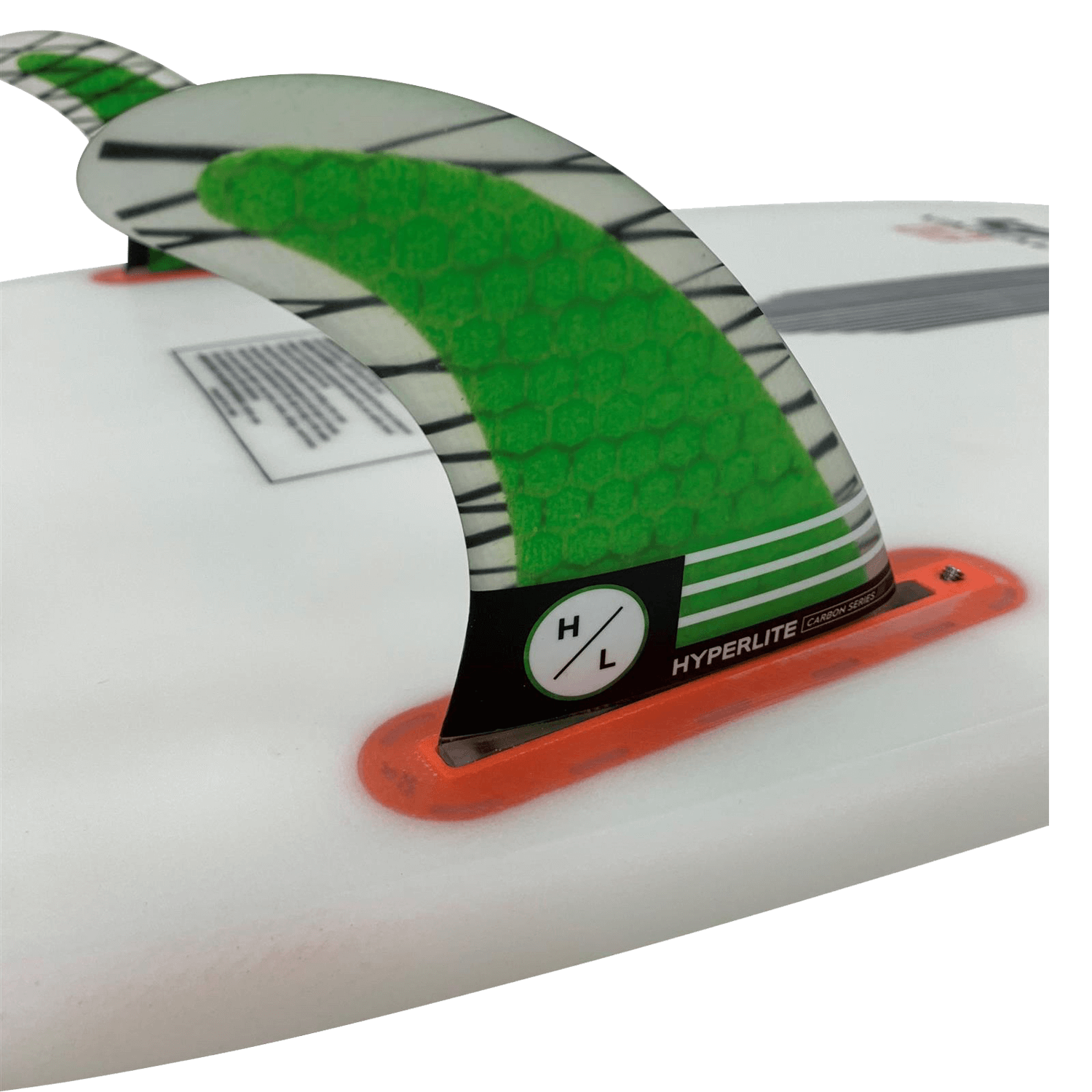 Hyperlite - 4.5 Riot Carbon Surf Fin Set 2023.