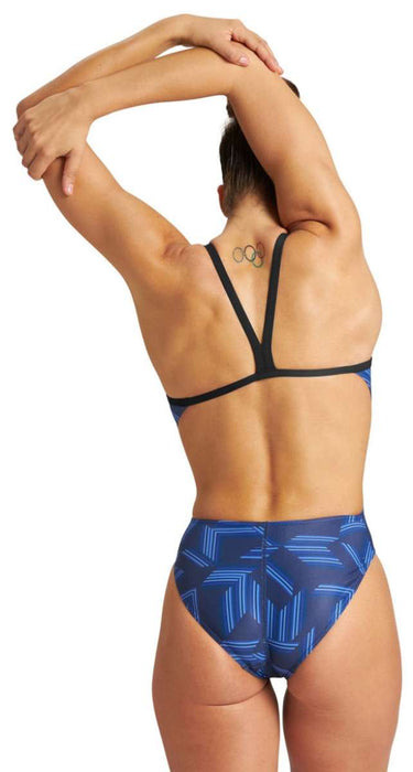 Arena Women's Puzzled Challenge Back One Piece Swimsuit