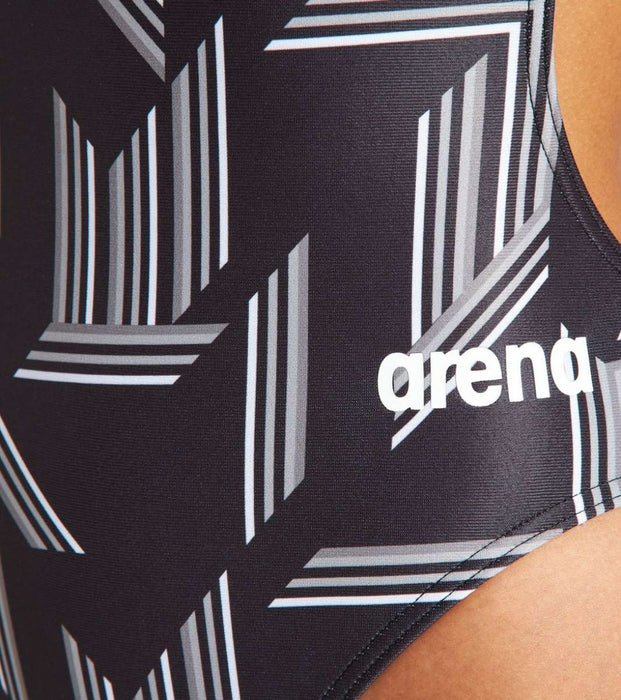 Arena Women's Puzzled Challenge Back One Piece Swimsuit