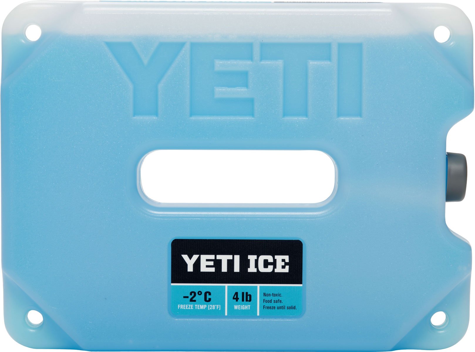 Yeti Ice Pack - 4 lb blue ice pack with a white logo on the front.