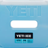 Yeti Ice Pack - 4 lb blue ice pack with a white logo on the front.