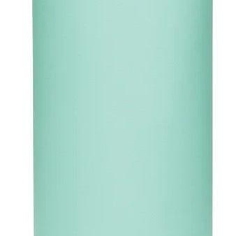 Yeti Rambler 16 oz. Colster Tall Can Insulator - A tall, cylindrical can insulator with a silver lid and a solid mint green body.