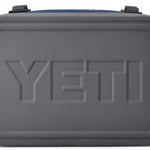 Yeti Hopper Flip 18 Personal Cooler - A gray cooler with a handle on top and a zipper closure at the front.