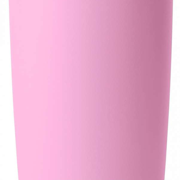 Yeti Rambler 20 oz. Tumbler with Magslider Lid - A stainless steel tumbler with a silver lid and a sliding closure.