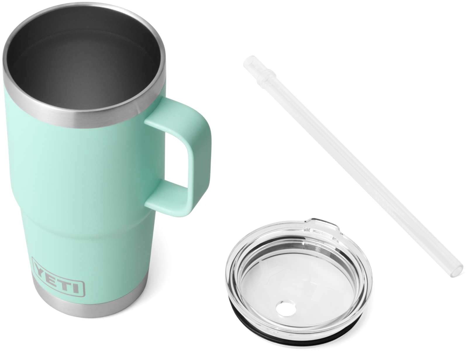 Yeti Rambler 25 oz. Straw Mug - A large, insulated tumbler with a built-in straw and lid.