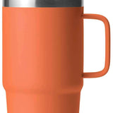 Yeti Rambler 25 oz. Straw Mug - A stainless steel tumbler with a built-in straw and lid, featuring a silver-colored finish.