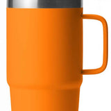 Yeti Rambler 25 oz. Straw Mug - A stainless steel tumbler with a built-in straw and lid, featuring a silver finish.