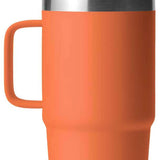 Yeti Rambler 25 oz. Straw Mug - A stainless steel tumbler with a built-in straw and lid, featuring a silver finish.