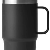 Yeti Rambler 25 oz. Straw Mug - A dark-colored, insulated tumbler with a built-in straw and lid.