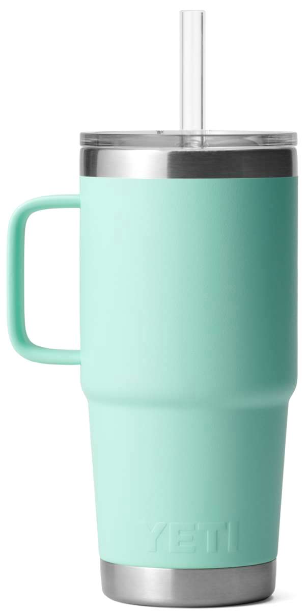 Yeti Rambler 25 oz. Straw Mug - A large, insulated tumbler with a built-in straw and lid.