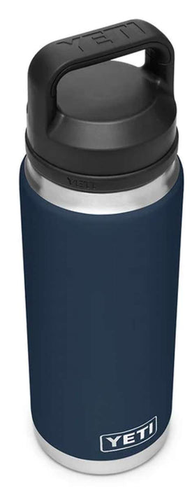 Yeti Rambler 26 oz Navy Water Bottle with Straw Cap