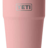 Yeti Rambler 26 oz. Straw Cup - A stainless steel tumbler with a straw and lid, featuring a brushed finish.
