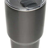 Yeti Rambler 30 oz. Tumbler with Magslider Lid - A stainless steel tumbler with a clear lid and a black handle on top.