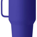 Yeti Rambler - 30 oz. travel mug with a clear lid and handle on the left side.