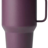Yeti Rambler - 30 oz. Travel Mug is a large, insulated tumbler with a screw-on lid and handle.
