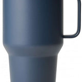 Yeti Rambler - 30 oz. Travel Mug is a large, insulated tumbler with a screw-on lid and handle.