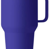 Yeti Rambler - 30 oz. travel mug with clear lid and silver handle.