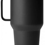 Yeti Rambler - 30 oz. travel mug with a clear lid and black handle.