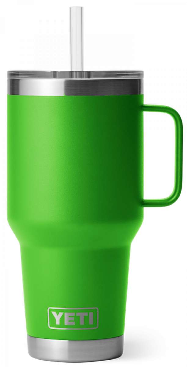 Yeti Rambler 35 oz. Straw Mug - A large, insulated tumbler with a built-in straw and lid.
