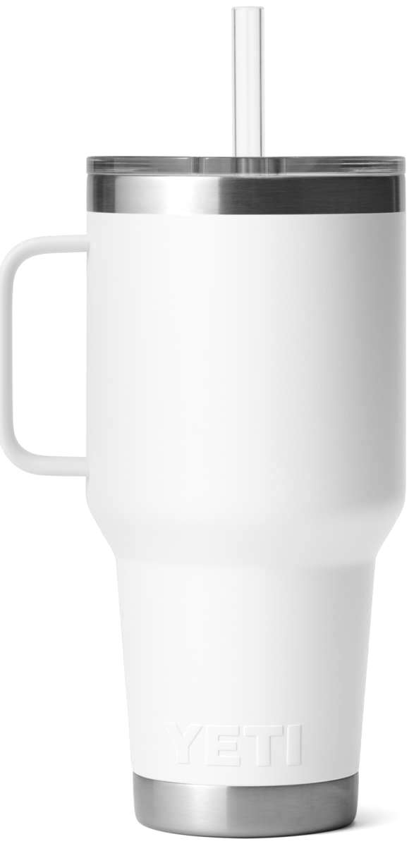 Yeti Rambler 35 oz. Straw Mug - A large, insulated tumbler with a built-in straw and lid.