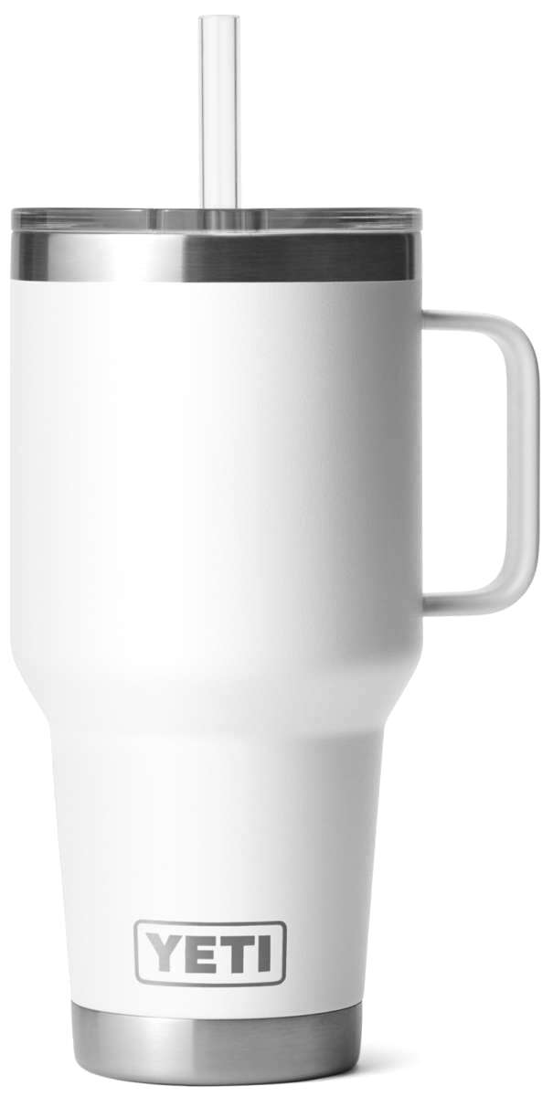 Yeti Rambler 35 oz. Straw Mug - A large, insulated tumbler with a built-in straw and lid.