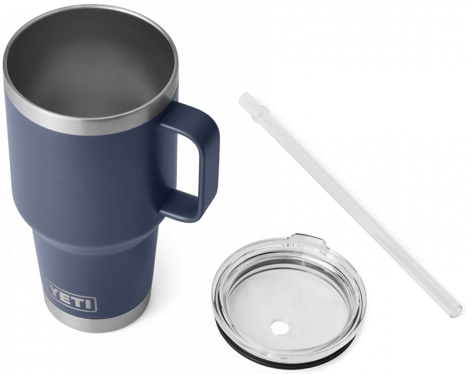 Yeti Rambler 35 oz. Straw Mug - A large, insulated tumbler with a built-in straw and handle.