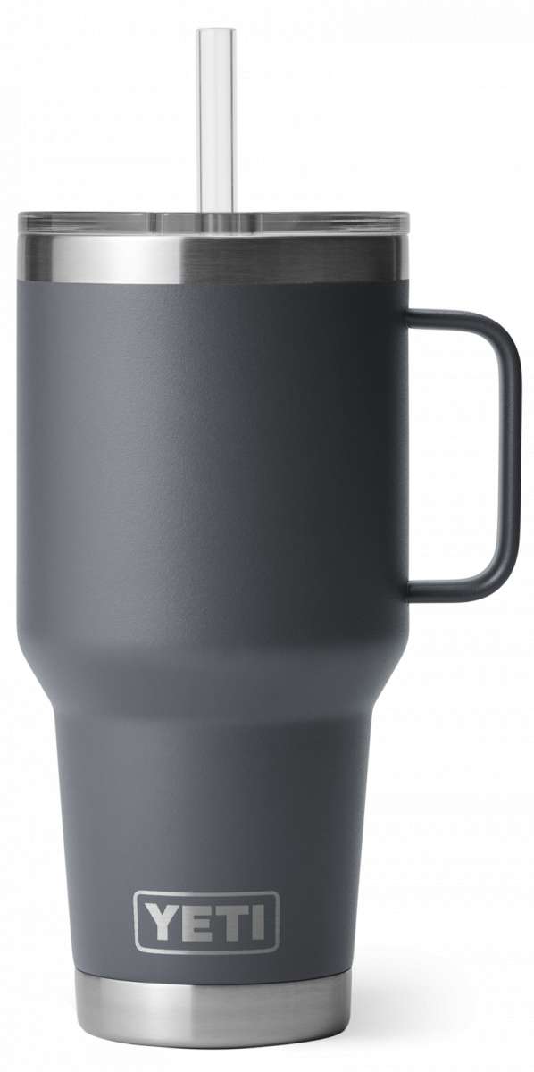 Yeti Rambler 35 oz. Straw Mug - A large, insulated tumbler with a built-in straw and lid.