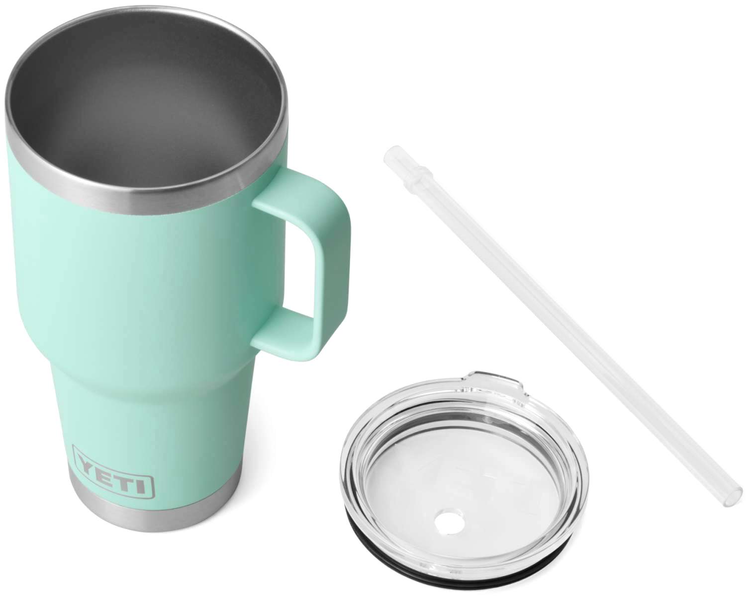 Yeti Rambler 35 oz. Straw Mug - A large, insulated tumbler with a built-in straw and handle.