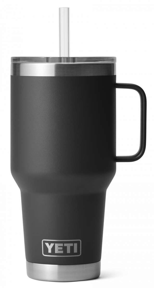 Yeti Rambler 35 oz. Straw Mug - A large, insulated tumbler with a built-in straw and lid.
