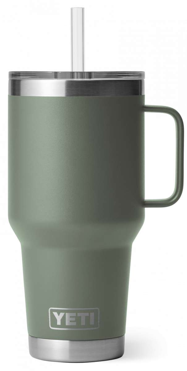 Yeti Rambler 35 oz. Straw Mug - A large, insulated tumbler with a built-in straw and lid.