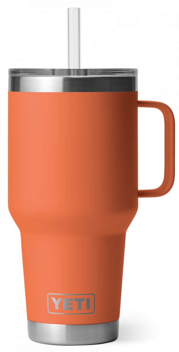 Yeti Rambler 35 oz. Straw Mug - A large, insulated tumbler with a built-in straw and lid.