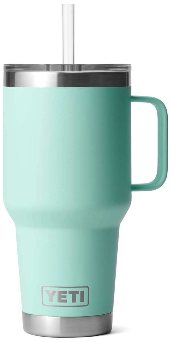 Yeti Rambler 35 oz. Straw Mug - A large, insulated tumbler with a built-in straw and lid.